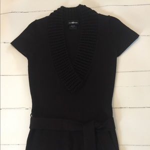 Chocolate brown sweater tunic